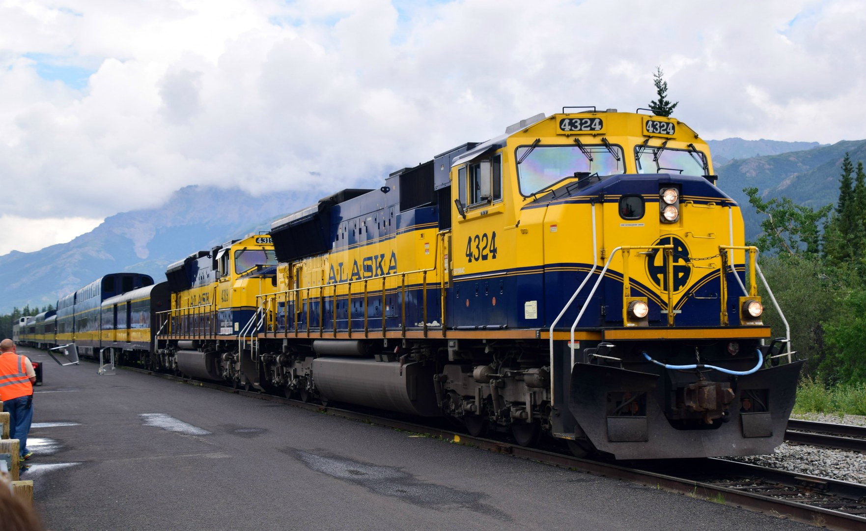 Alaska Railroad Train, Denali National Park