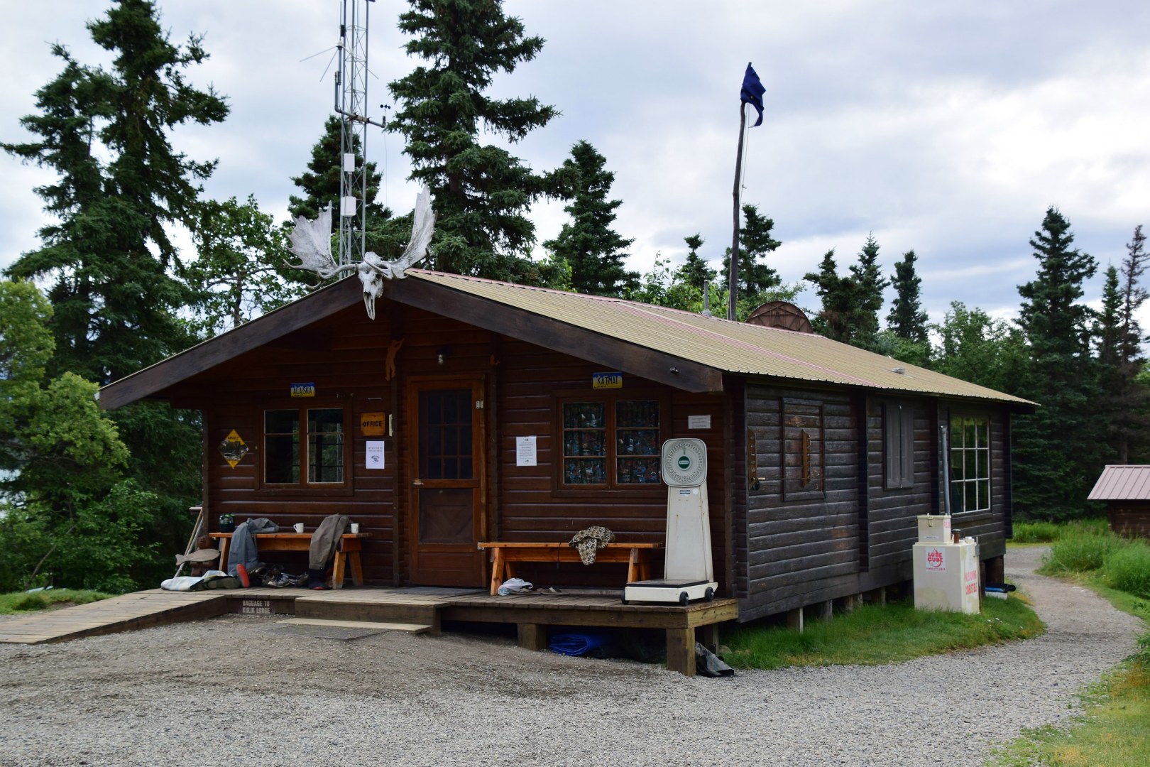 Office, Brooks Lodge, Katmai National Park