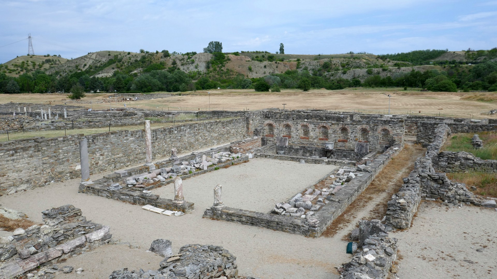 Theodosian Palace, Stobi, North Macedonia