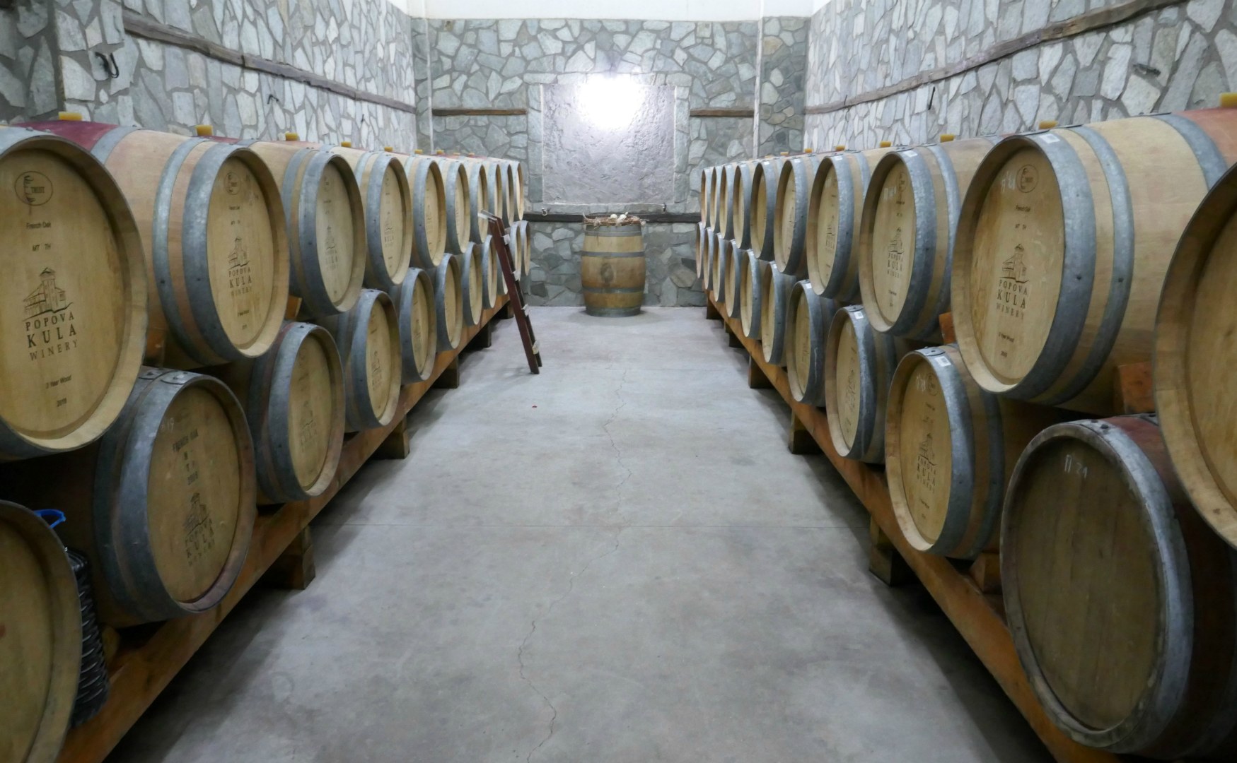 Wine Cellar, Popova Kula Winery, Demir Kapija, North Macedonia