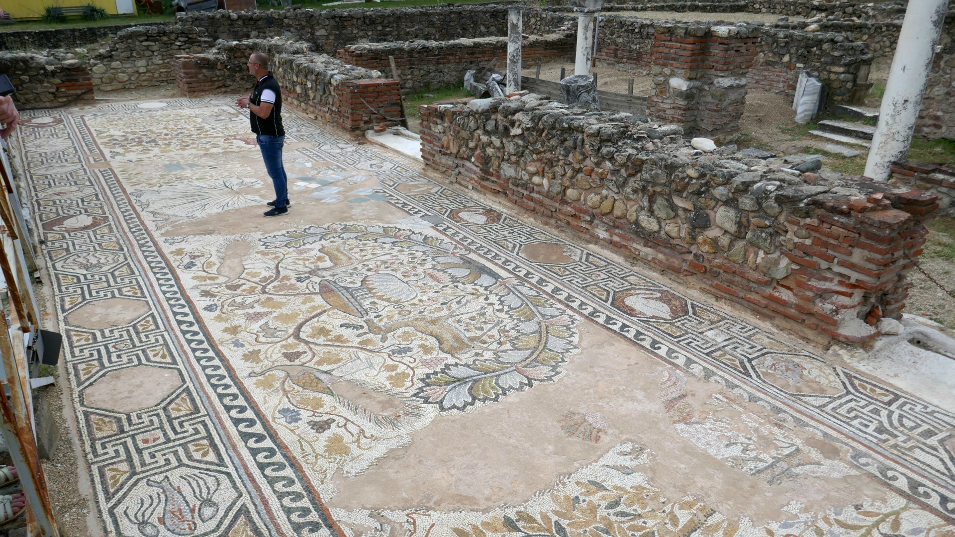 Mosaic, Heraclea Lyncestis, North Macedonia