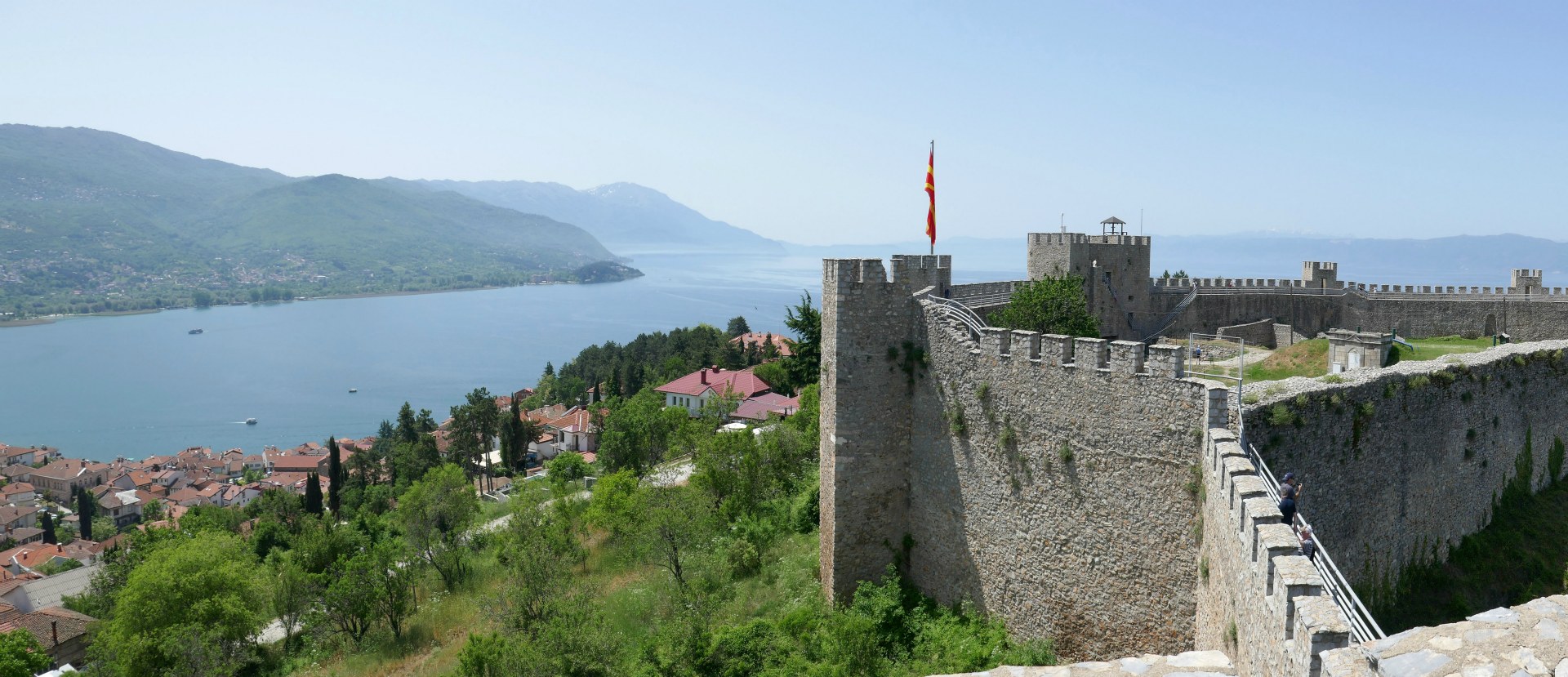 View from Tsar Samuel's Fortress, Ohrid, North Macedonia