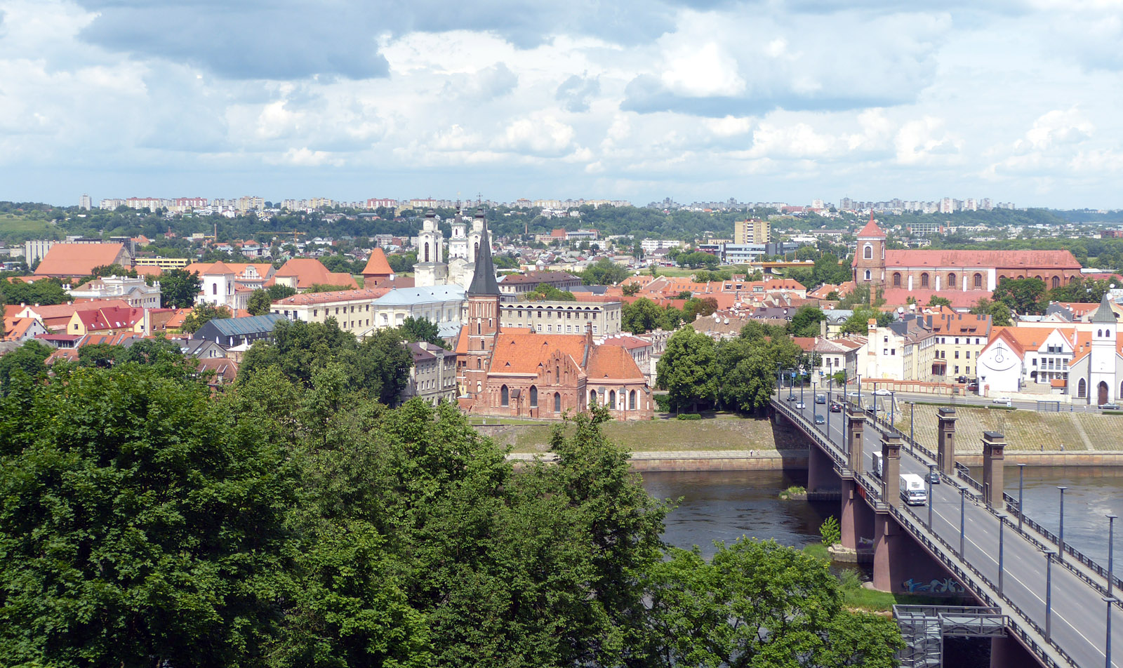 City skyline, Kaunas, Lithuania