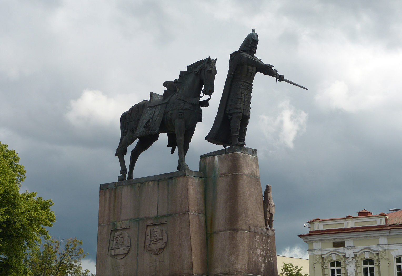 Statue of Gedminas, Vilnius, Lithuania