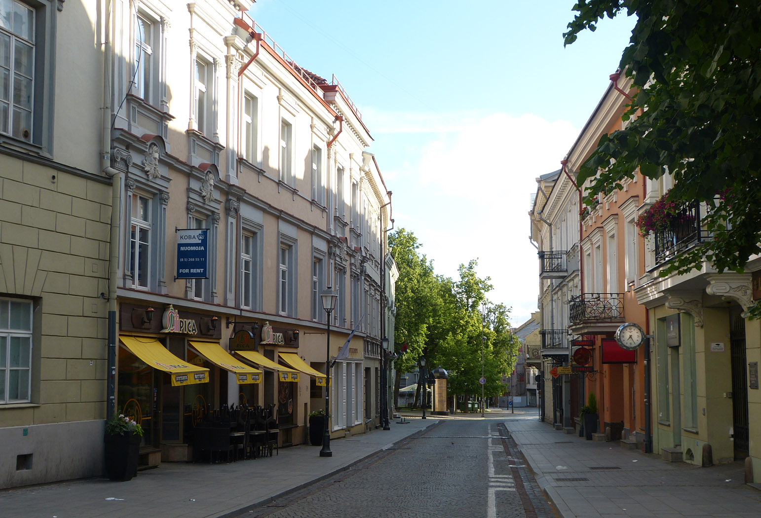 Didzioja Street, Vilnius, Lithuania