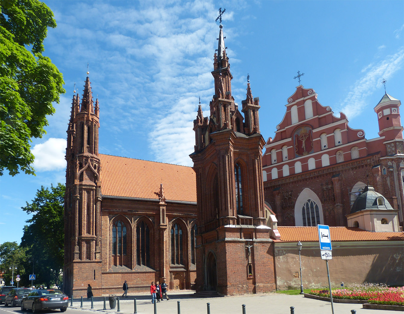 St Anne's and St Francis' Churches, Vilnius, Lithuania