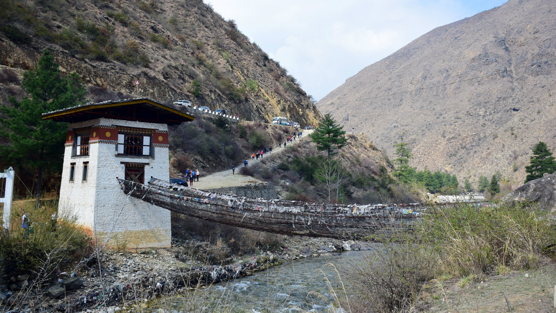 Tamchu Iron Bridge, Tachogang, Paro Valley