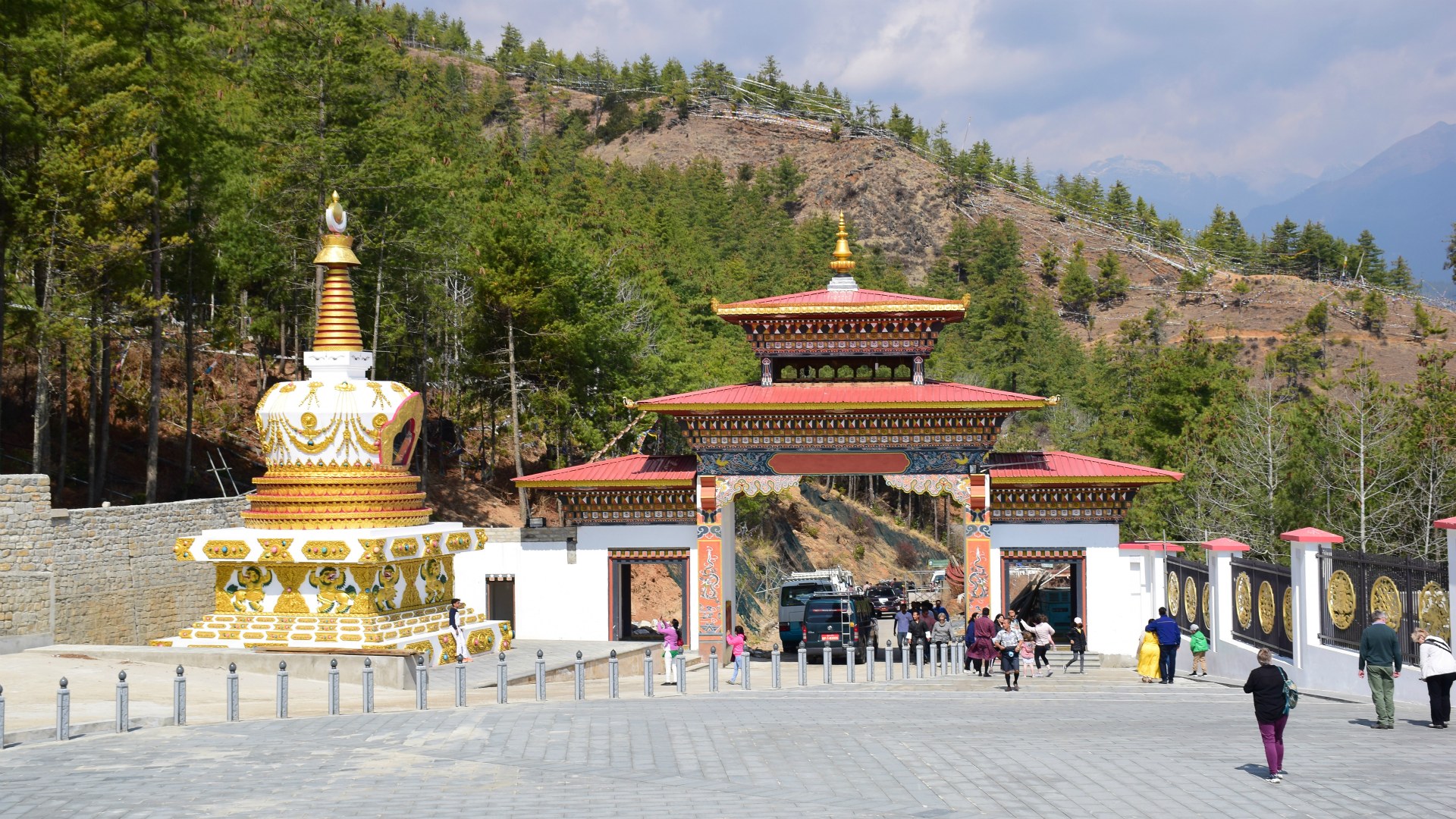 Entrance to Buddha Dordenma site, Thimphu