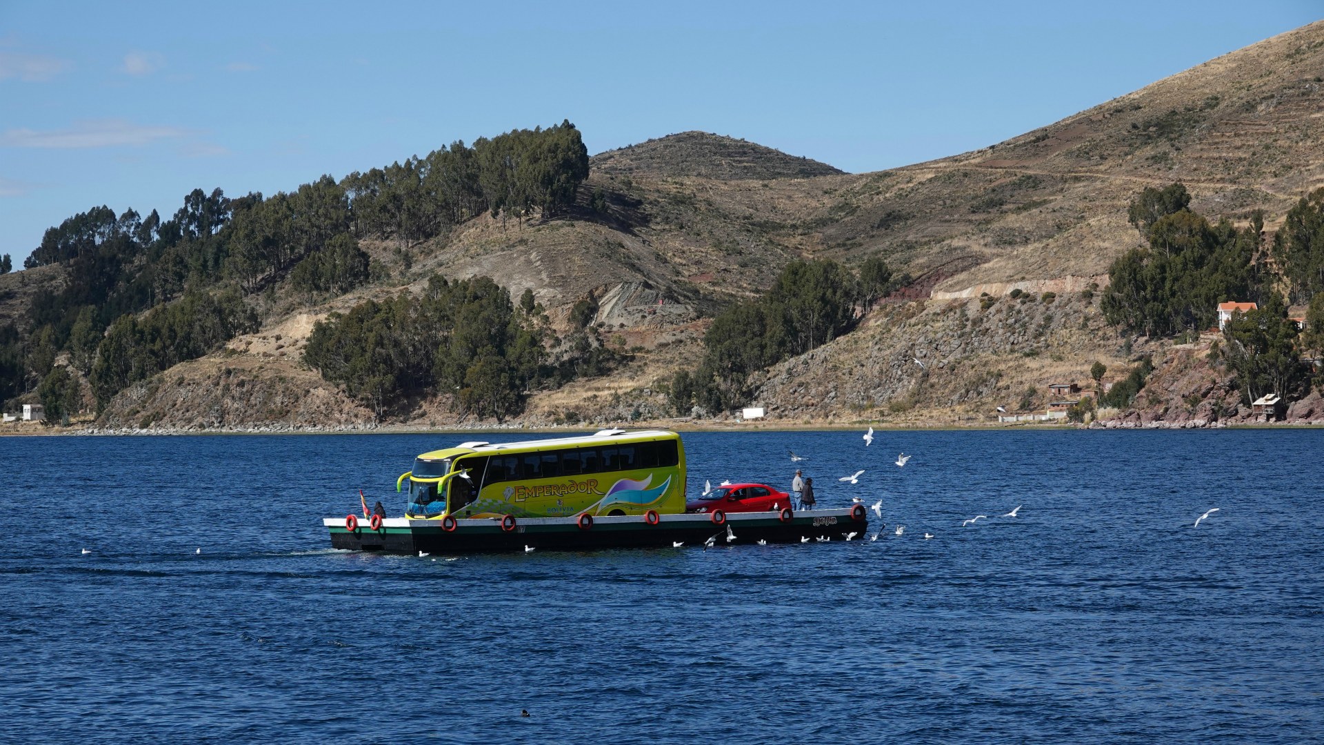 Ferry Crossing Strait of Tiquina