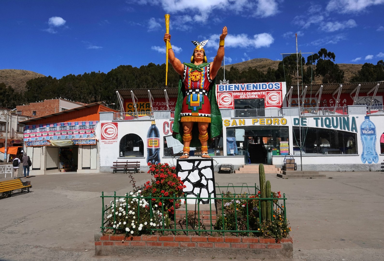 Statue of Manco Capac, San Pedro de Tiquina