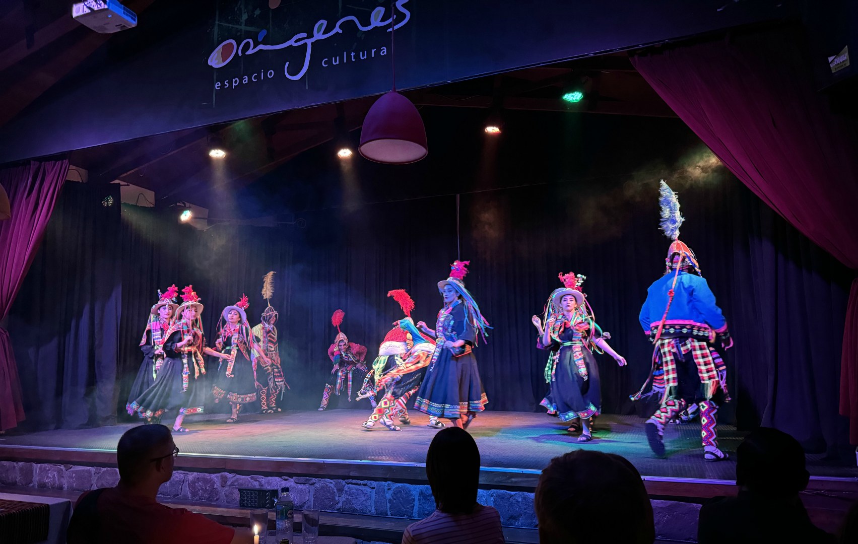 Show at Espacio Cultural Origenes, Sucre