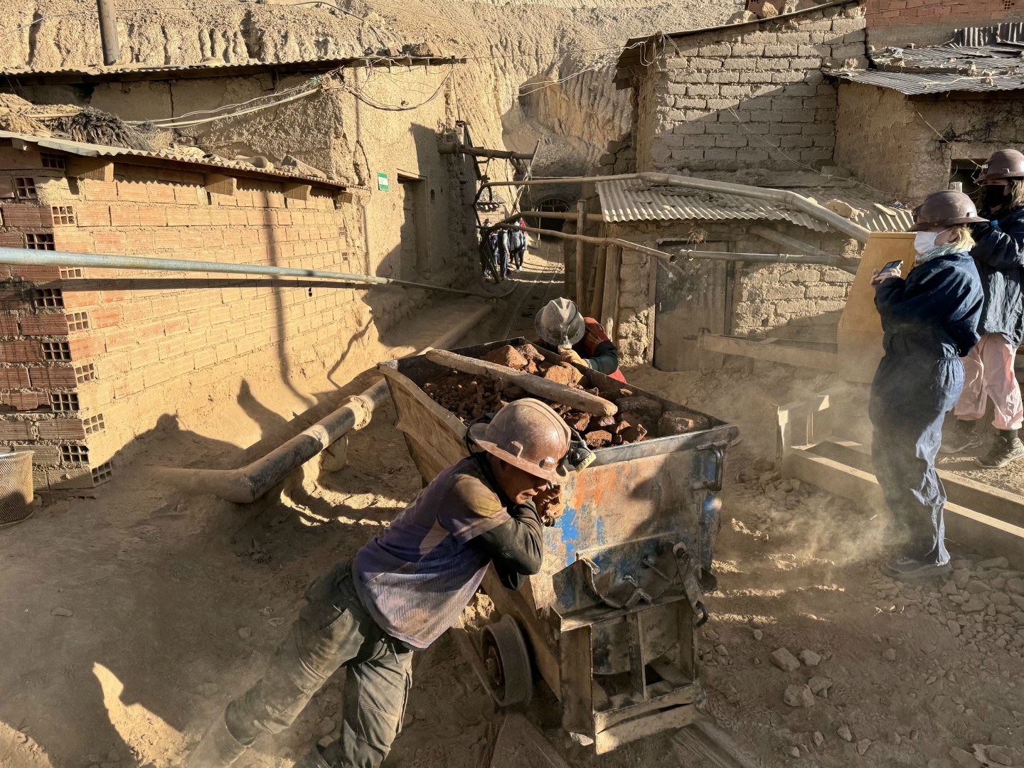 Trolley With Mined Ore, Cerro Rico, Potosi