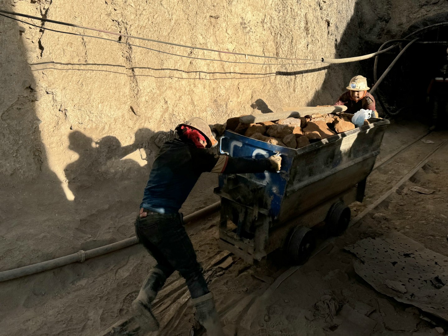 Trolley With Mined Ore, Cerro Rico, Potosi