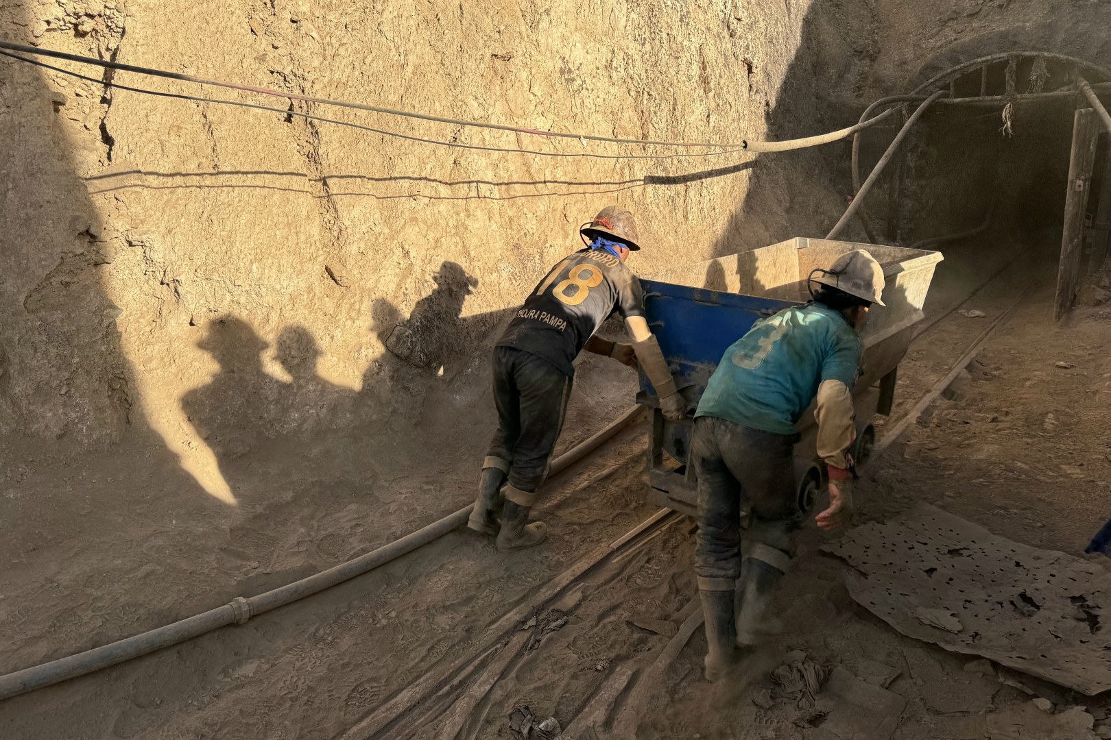 Trolley Entering Mine, Cerro Rico, Potosi
