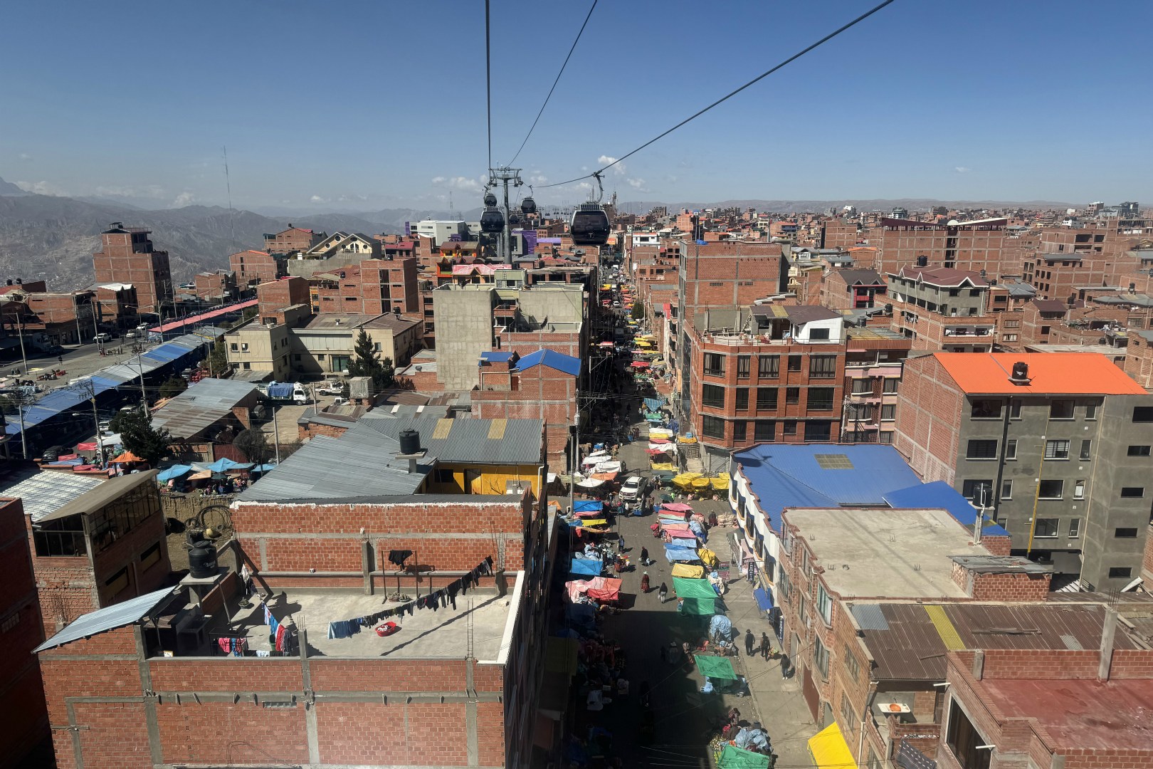 El Alto from Cable Car