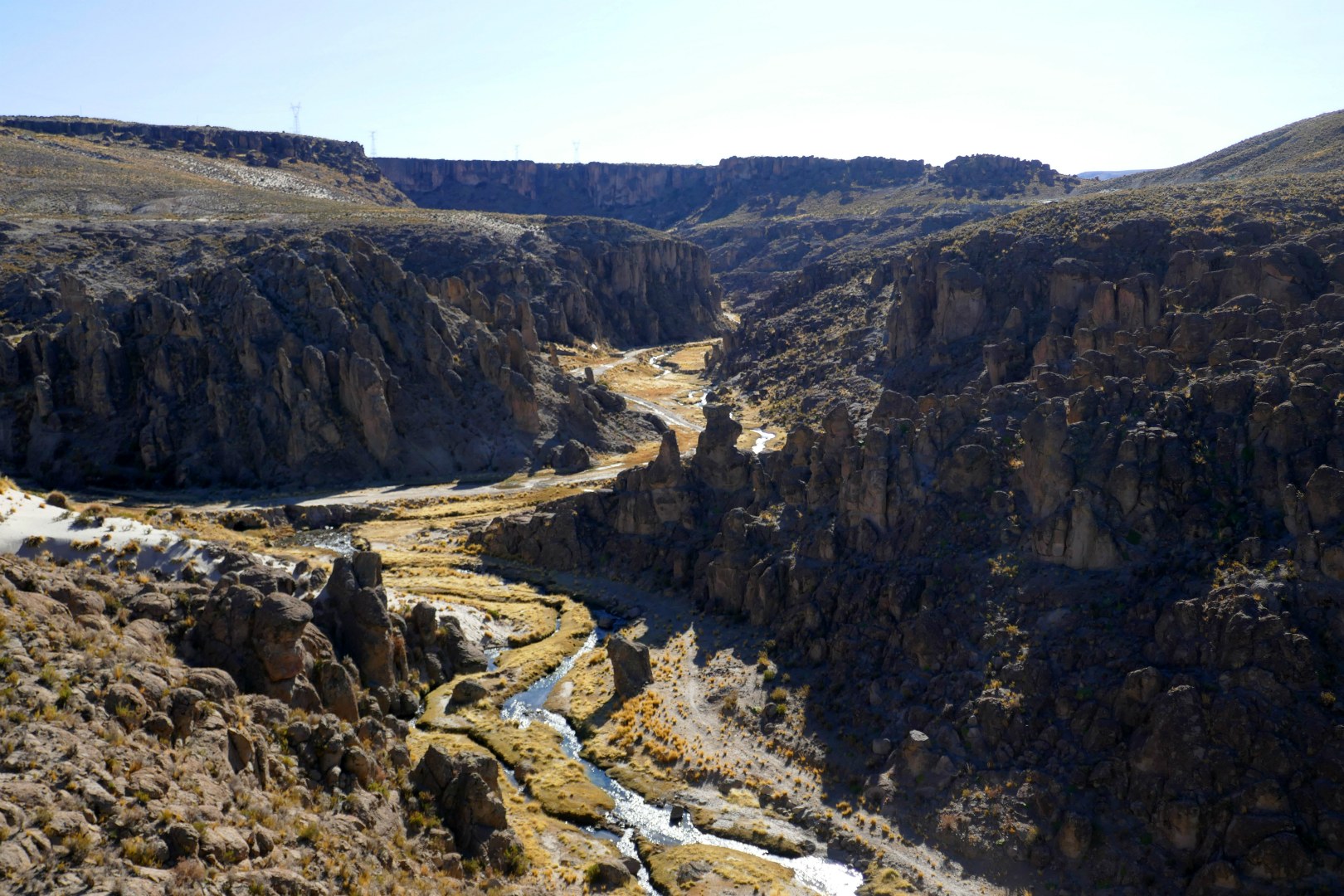 View from Potosi to Uyuni Road