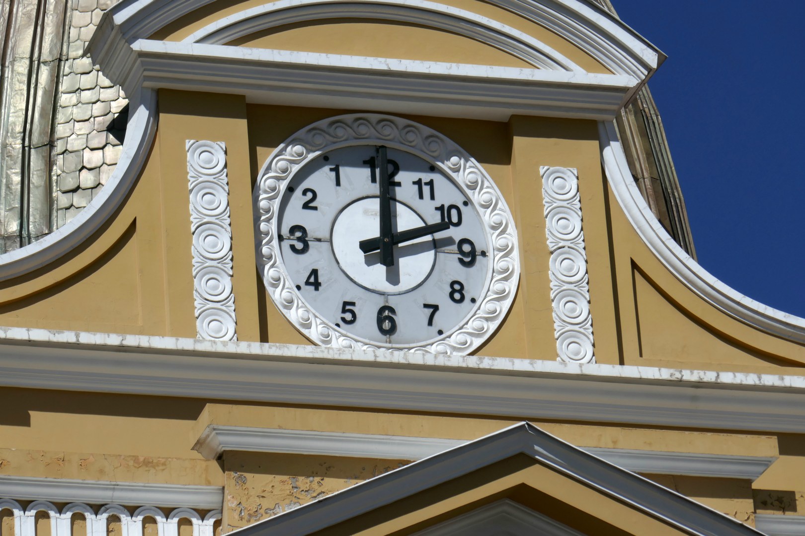 Old Parliament Building Clock Face, Plaza Murillo, La Paz