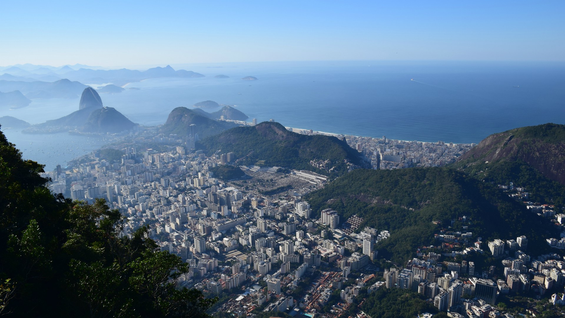 View from Corcovado, Rio de Janeiro