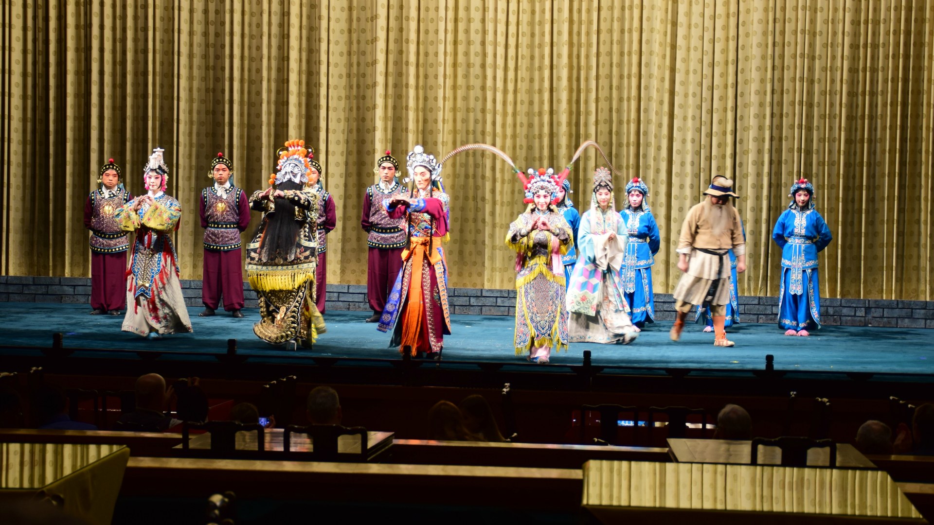 Beijing Opera performance, Liyuan Theatre, Beijing