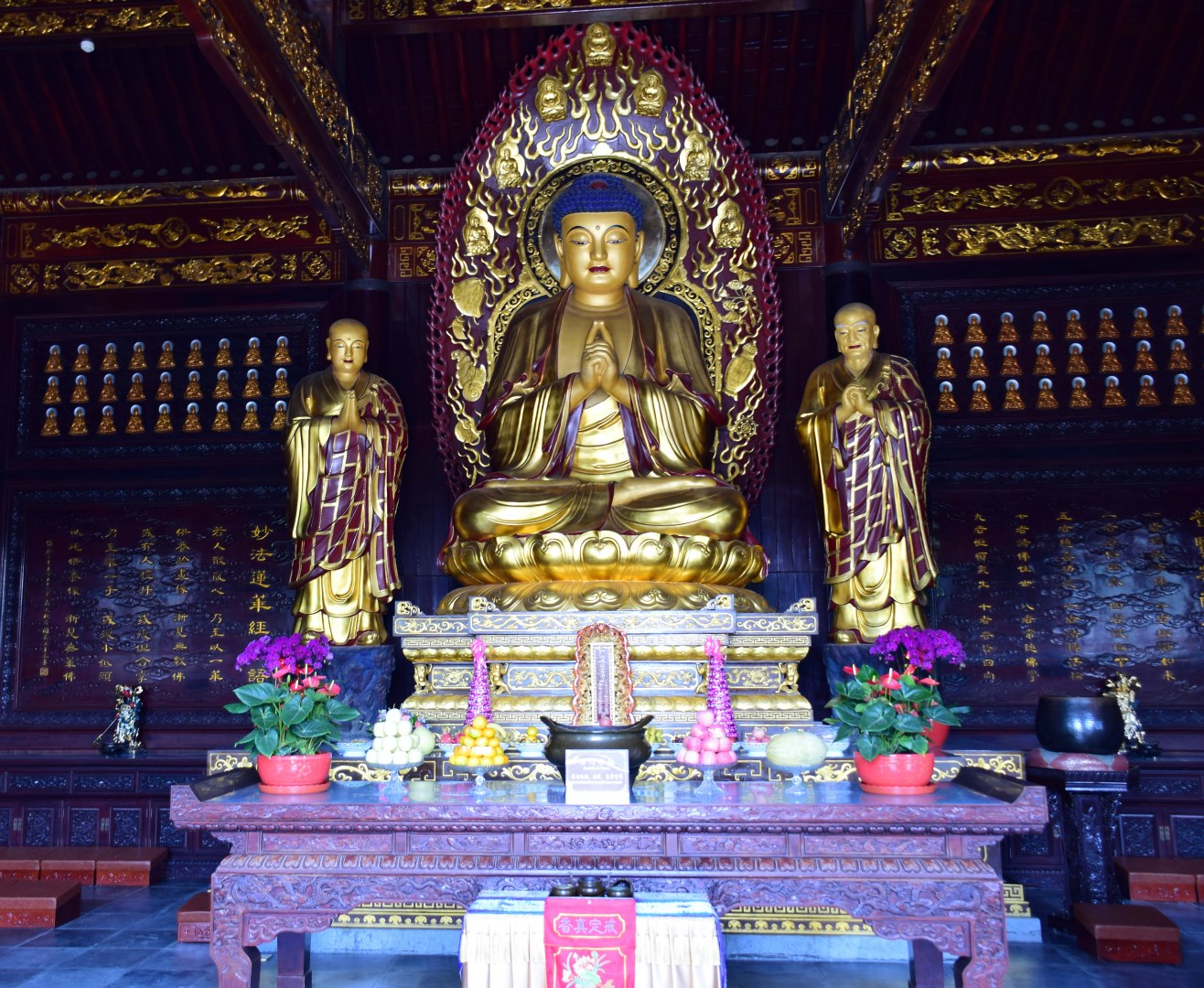 Golden Buddha, Giant Wild Goose Pagoda, Xi'an