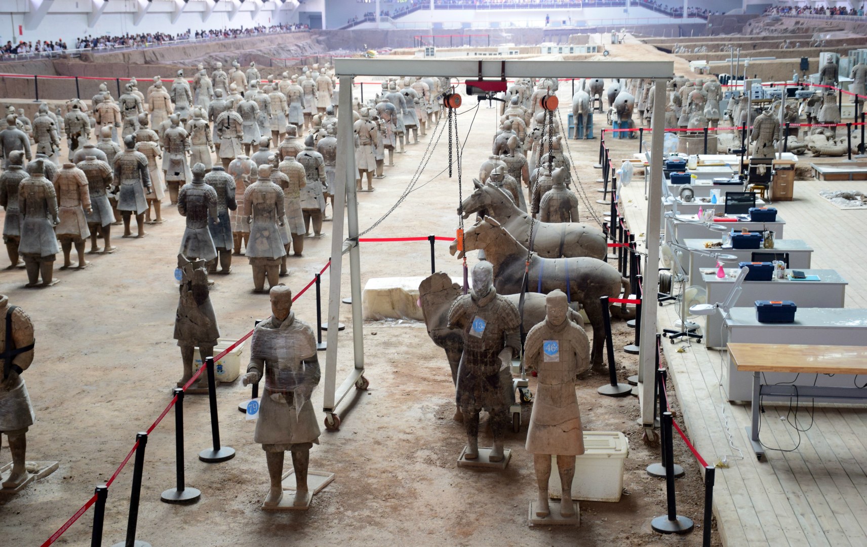 Pit 1 Laboratory, Terracotta Warriors Museum, Xi'an