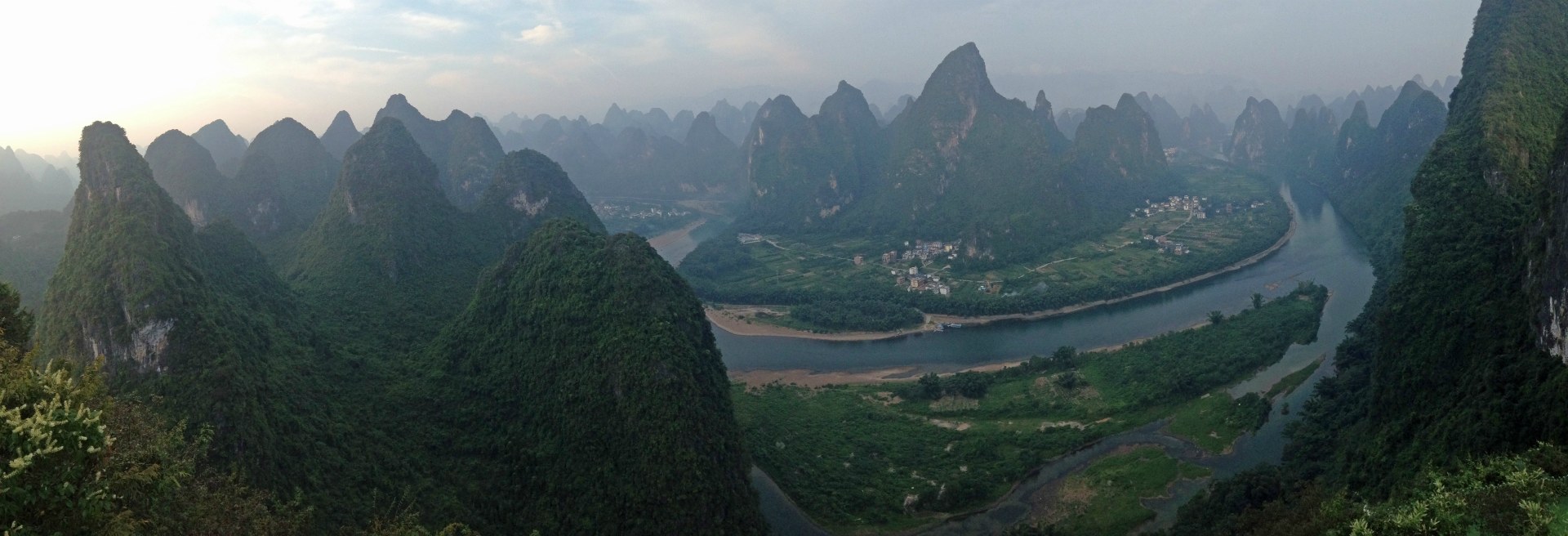 View from Xianggong Hill, Yangshuo