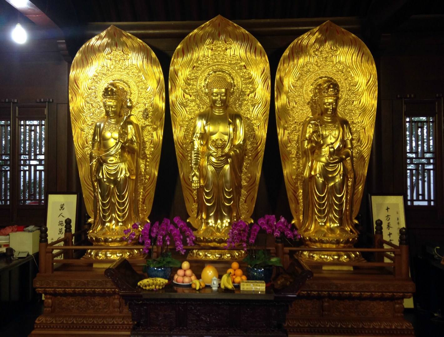 Gold Buddhas, Jade Buddha Temple, Shanghai