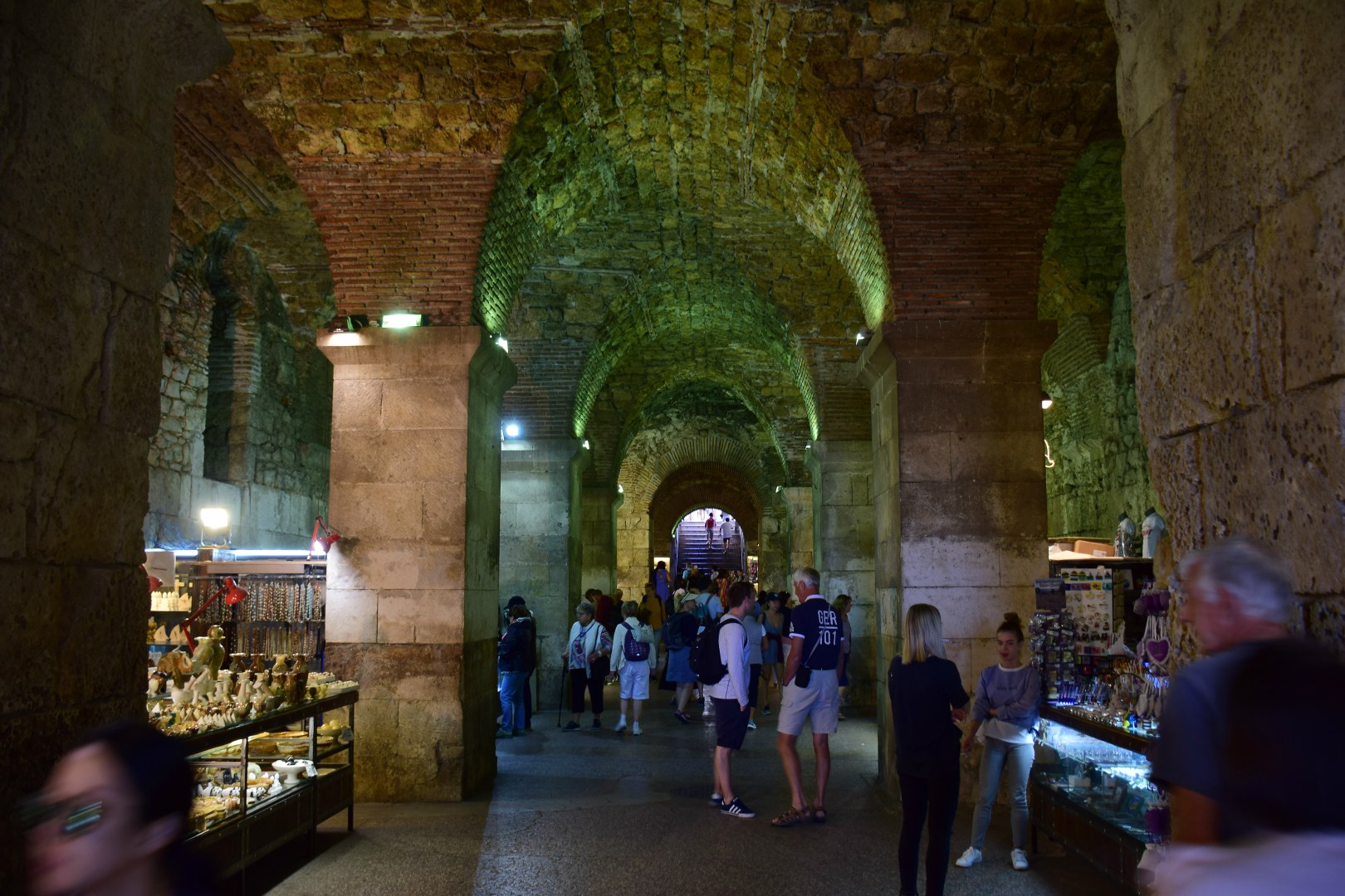 Passage under walls of Diocletian's Palace, Split