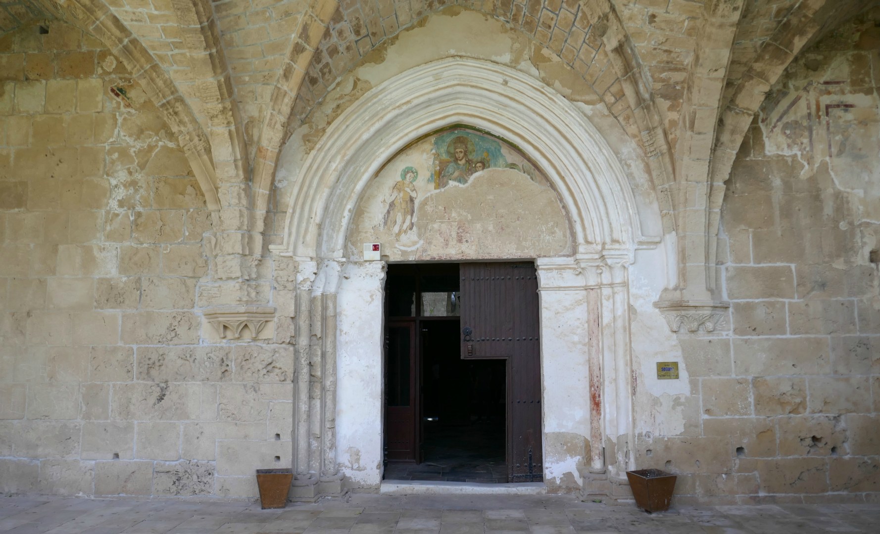 Church entrance, Bellapais Abbey