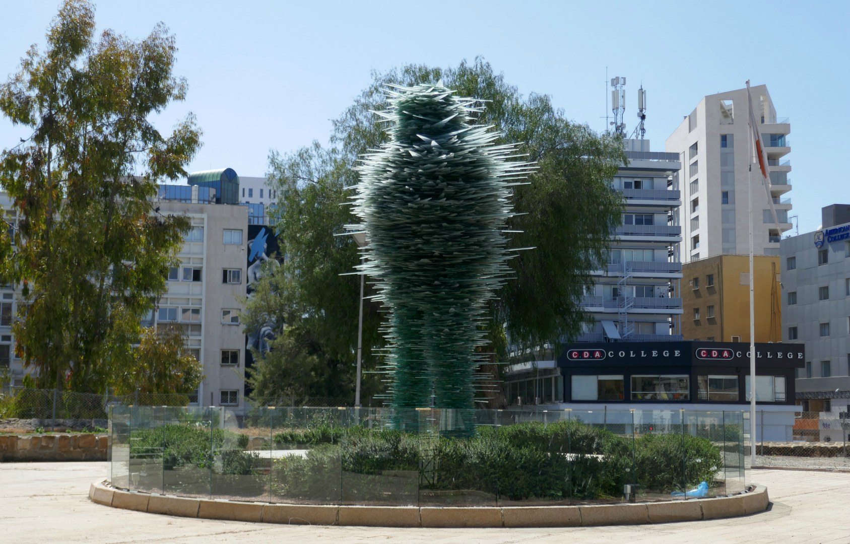 Modern Art outside Town Hall, Nicosia