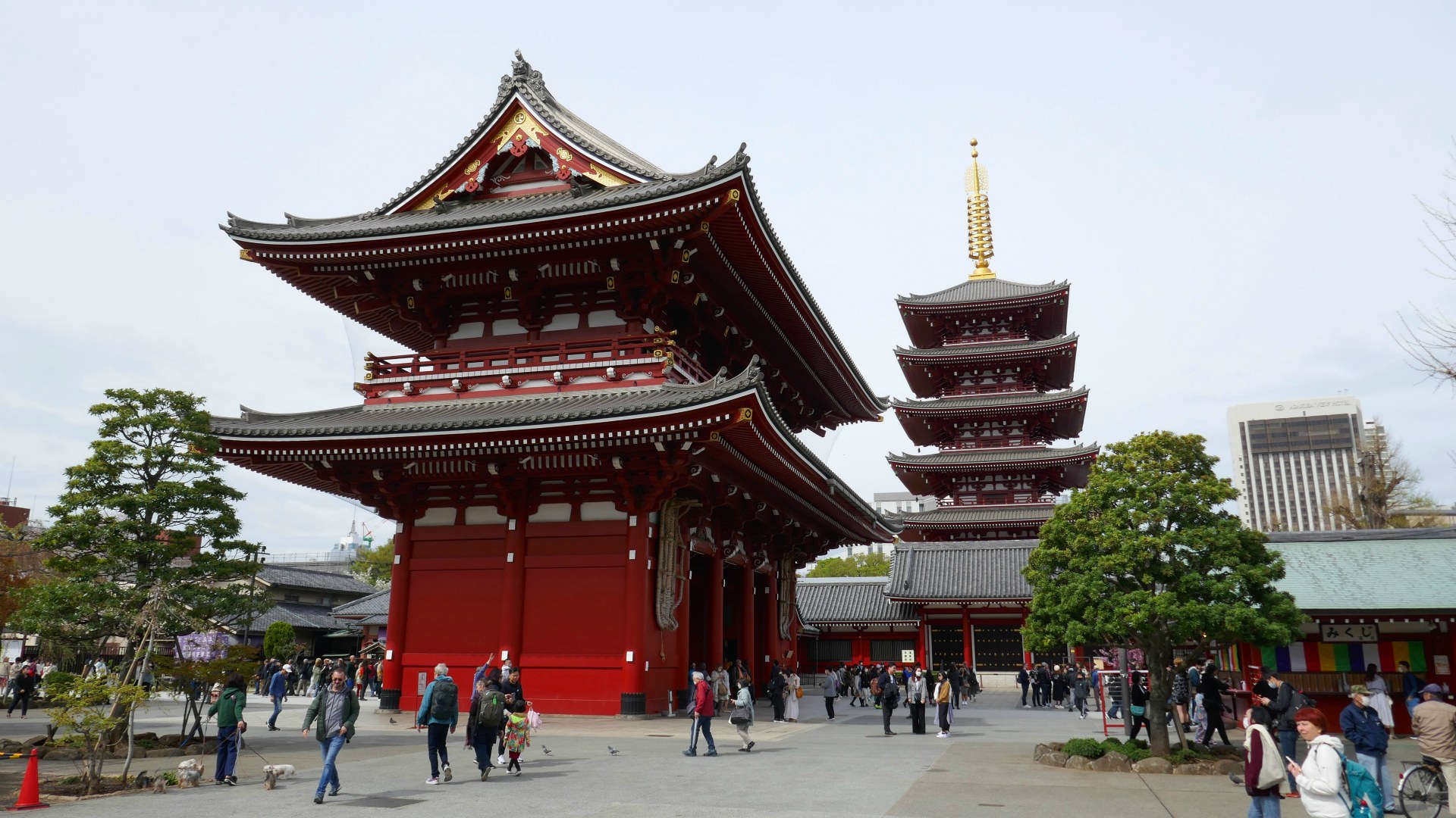 Hozomon Gate and Pagoda, Senso-ji Temple, Tokyo