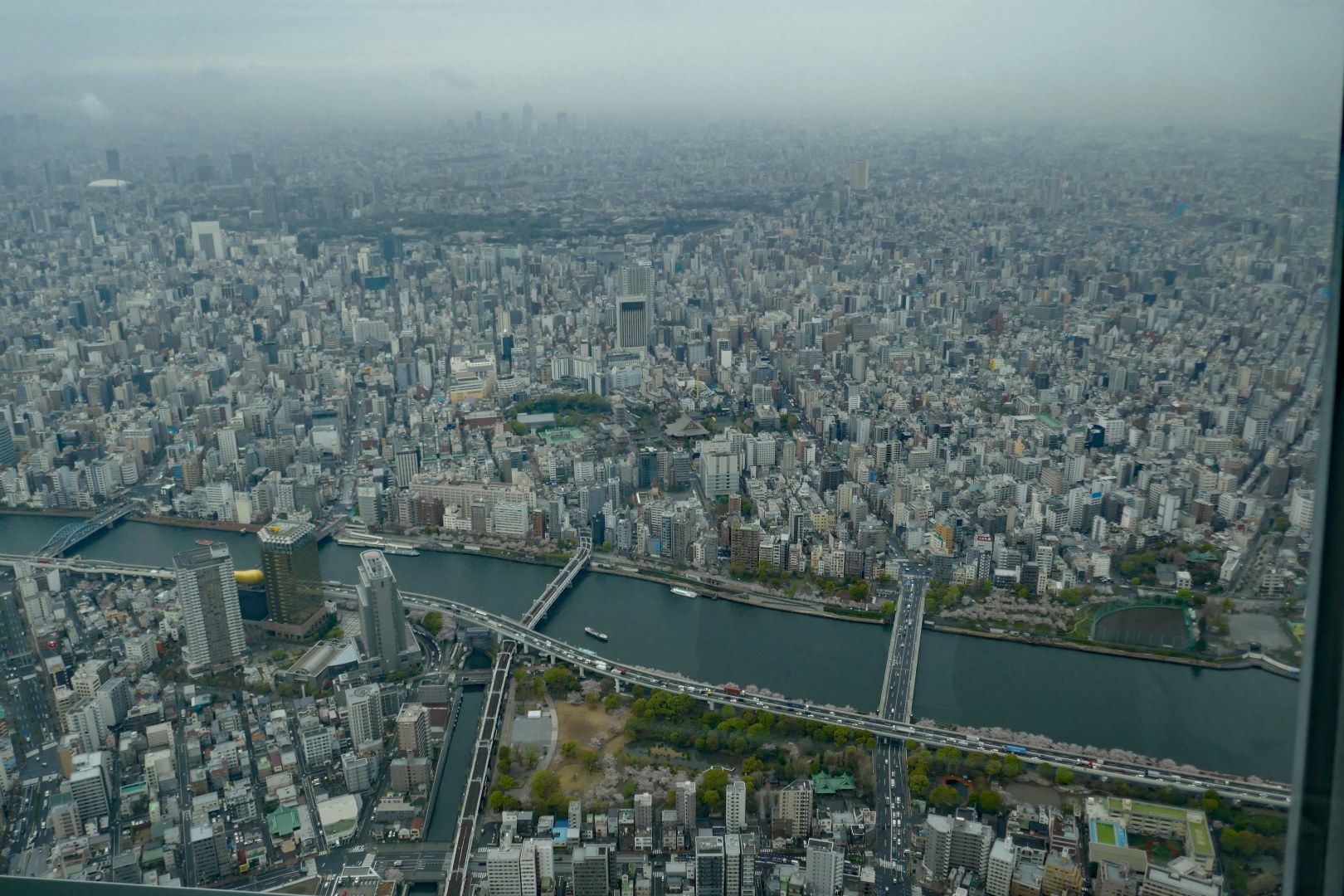 View west from Skytree, Tokyo