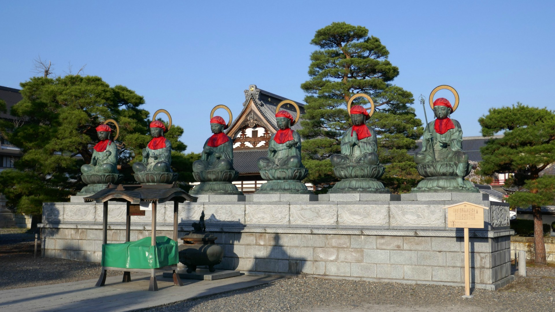 Jizo statues, Zenkoji Temple, Nagano