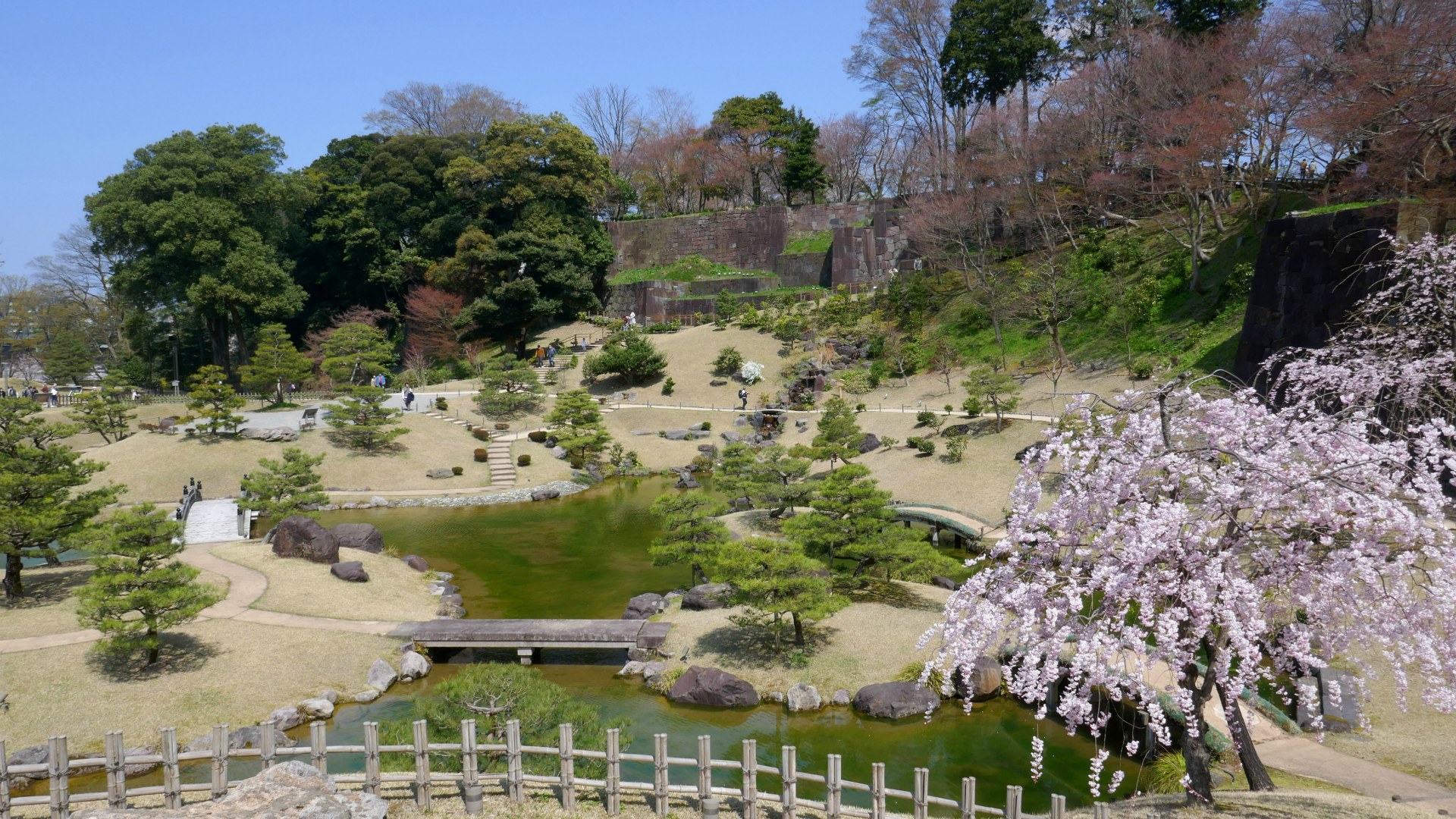 Kanazawa Castle gardens