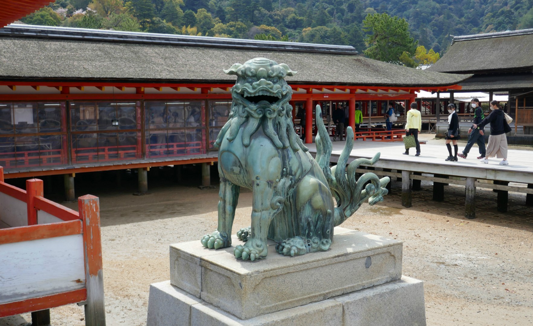 Lion-dog, Itsukushima Shrine, Miyajima Island