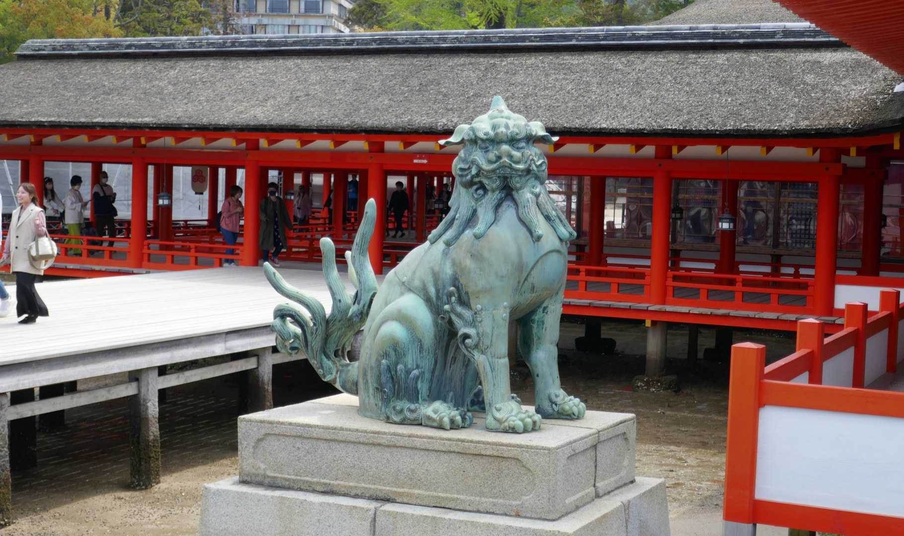 Lion-dog, Itsukushima Shrine, Miyajima Island