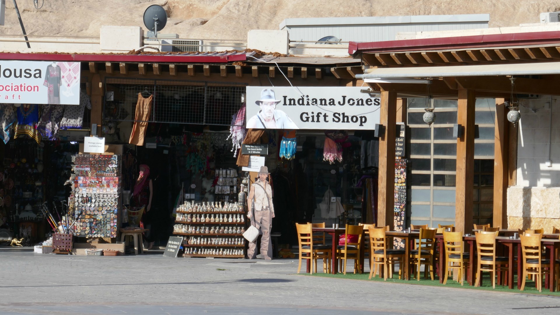 Gift shop at entrance to Petra
