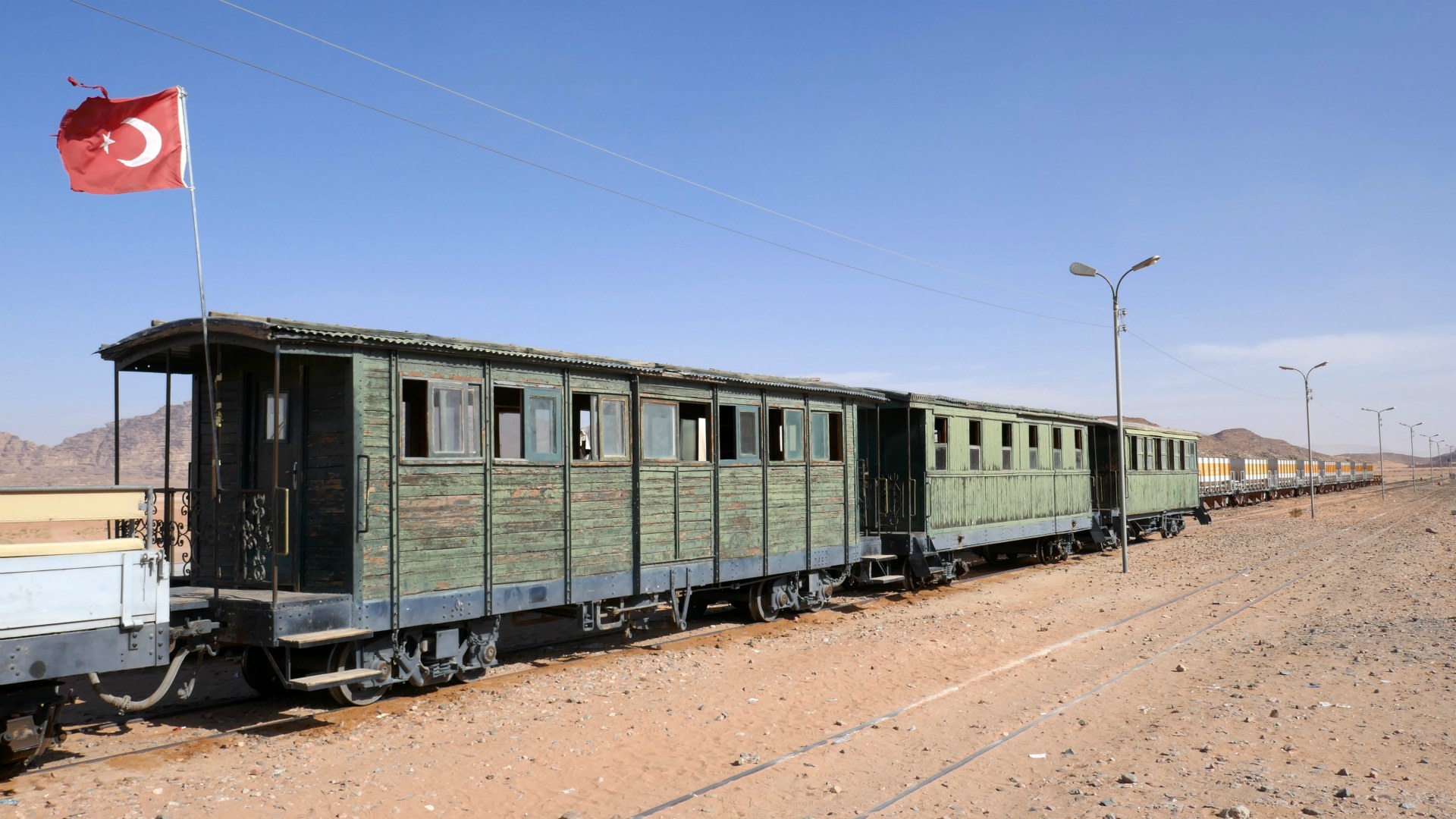Hejaz Railway carriages, Wadi Rum Station