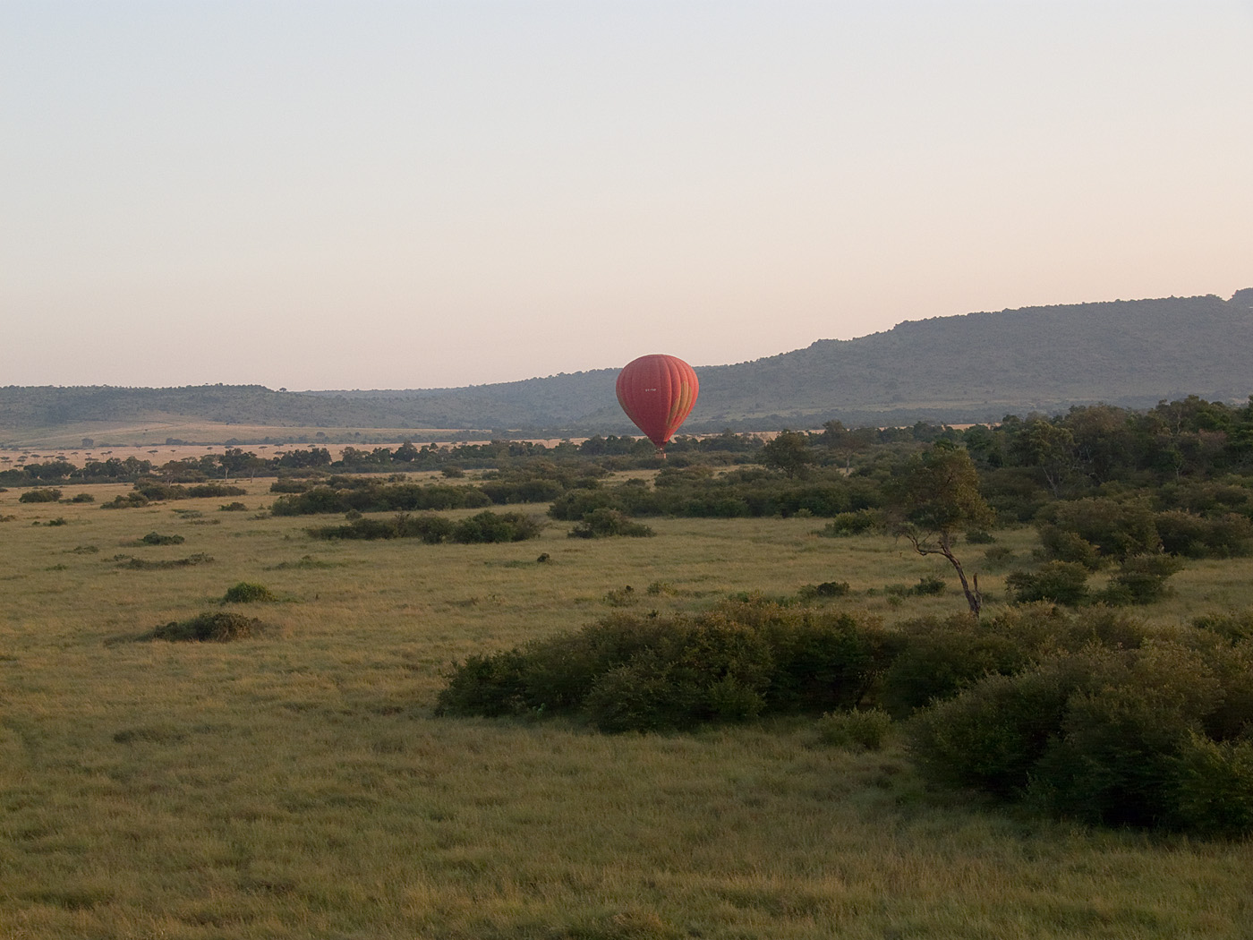 Hot Air Balloon over Masai Mara