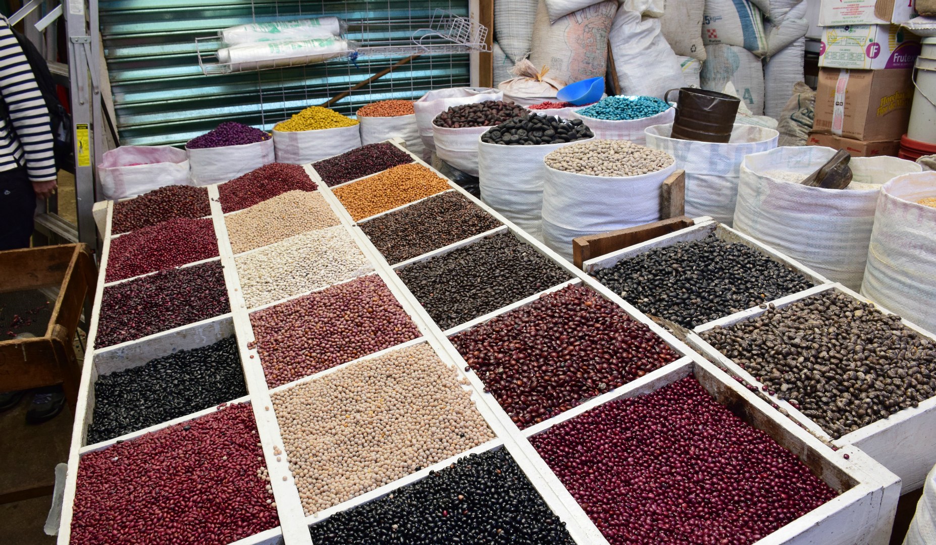 Beans for sale, San Cristobal de las Casas, Mexico