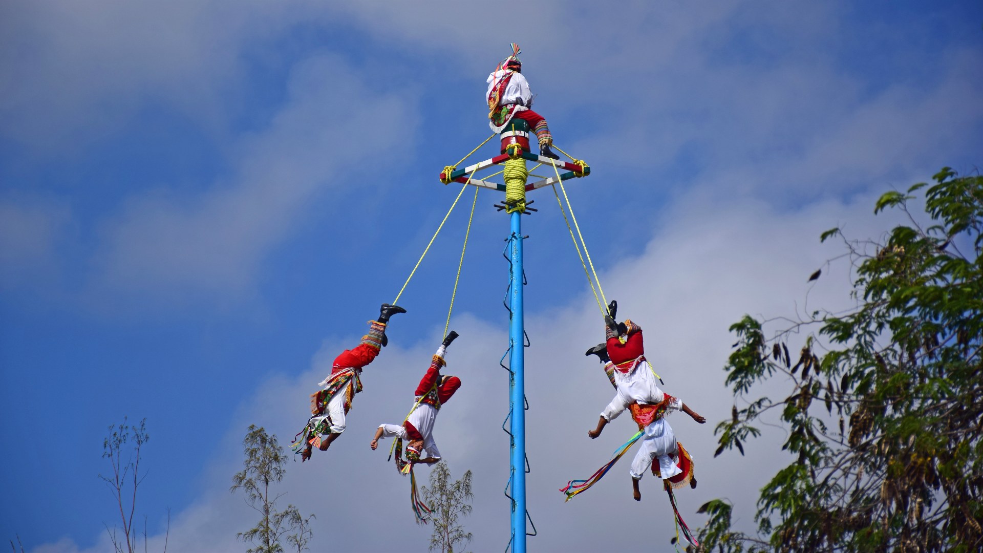 Danza de las Voladores, Tulum, Mexico