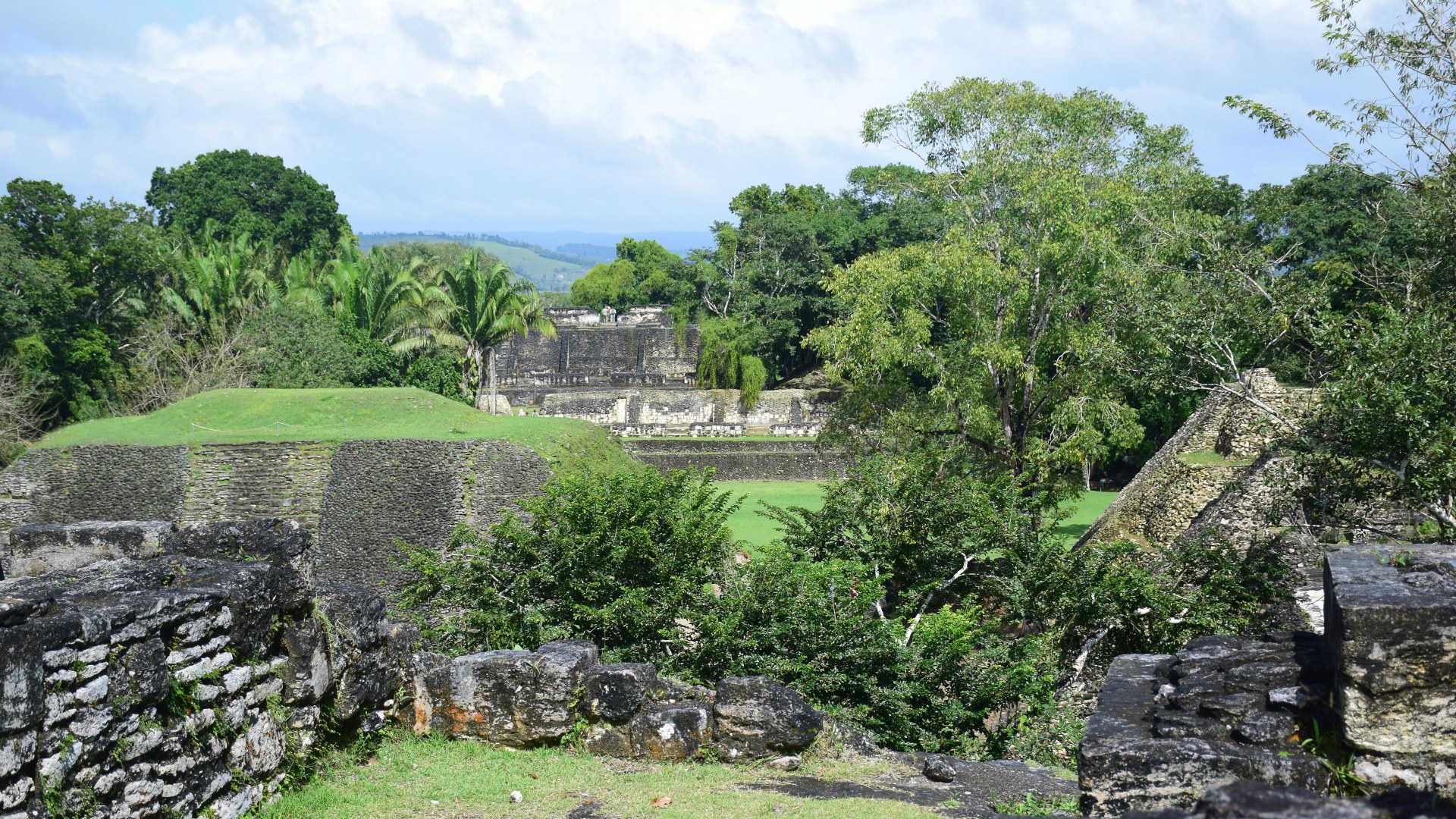 View from El Castillo, Xunantunich, Belize