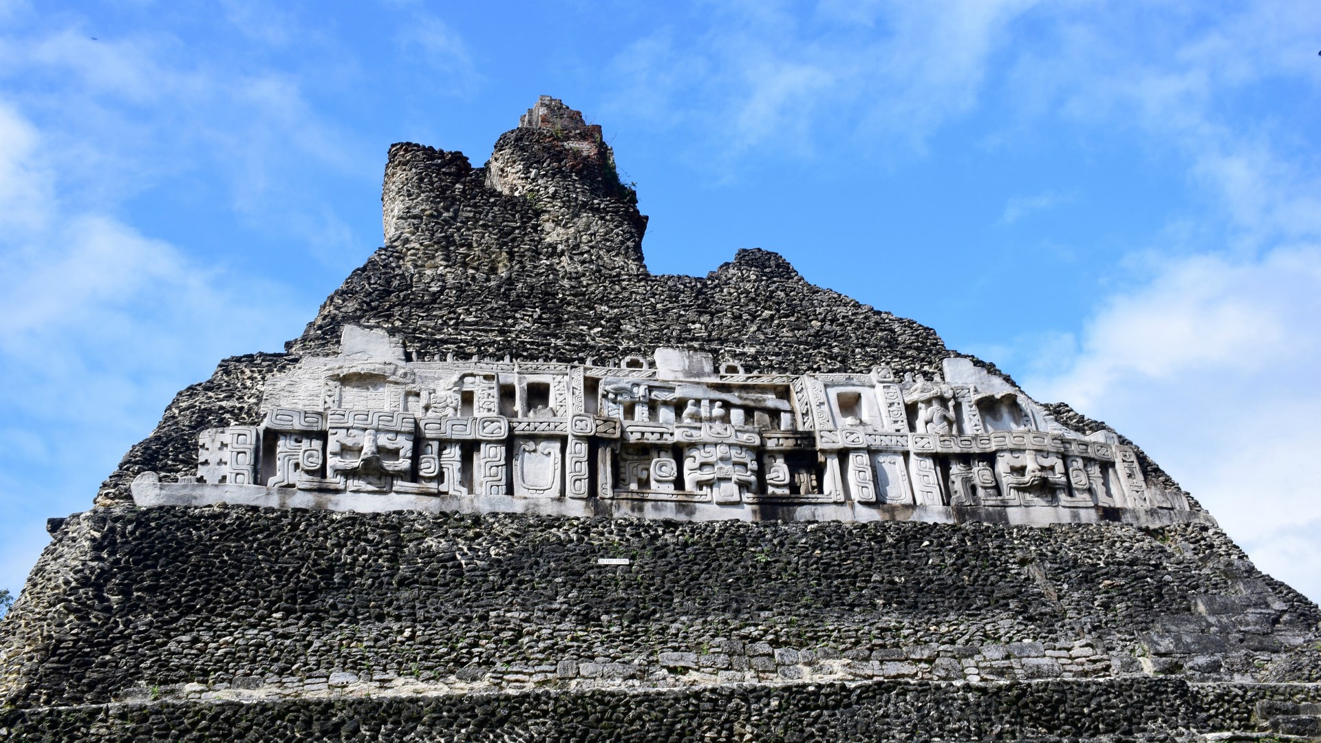 Reliefs, El Castillo, Xunantunich, Belize