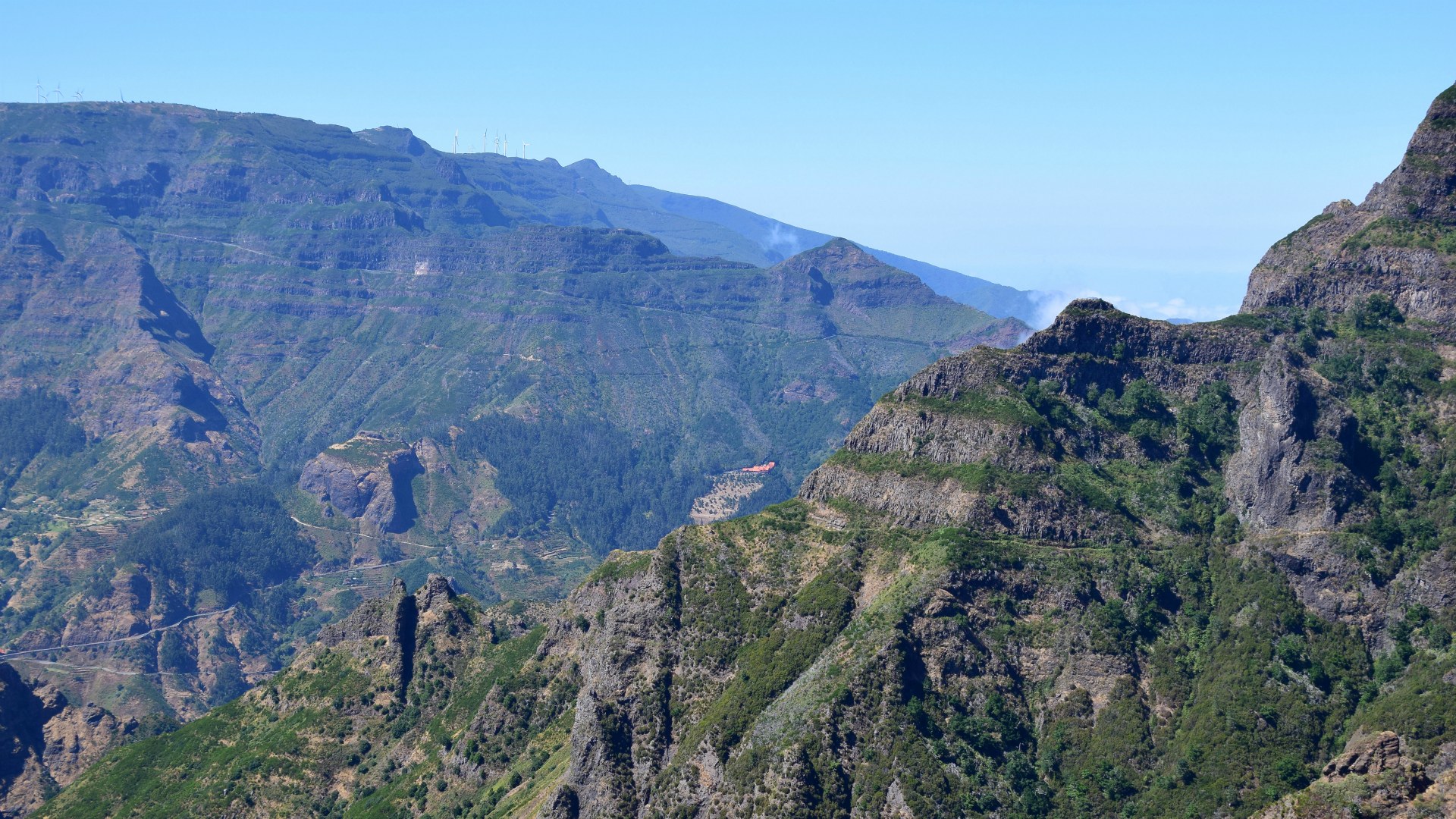 View above Curral das Freiras