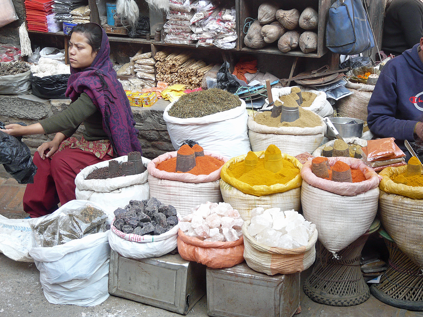 Spices on sale, Kathmandu