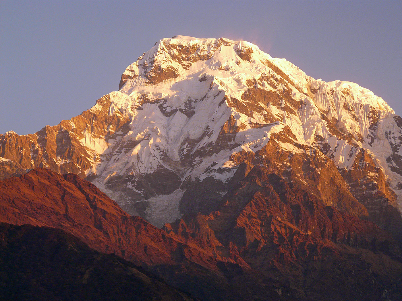 Annapurna South and Annapurna I