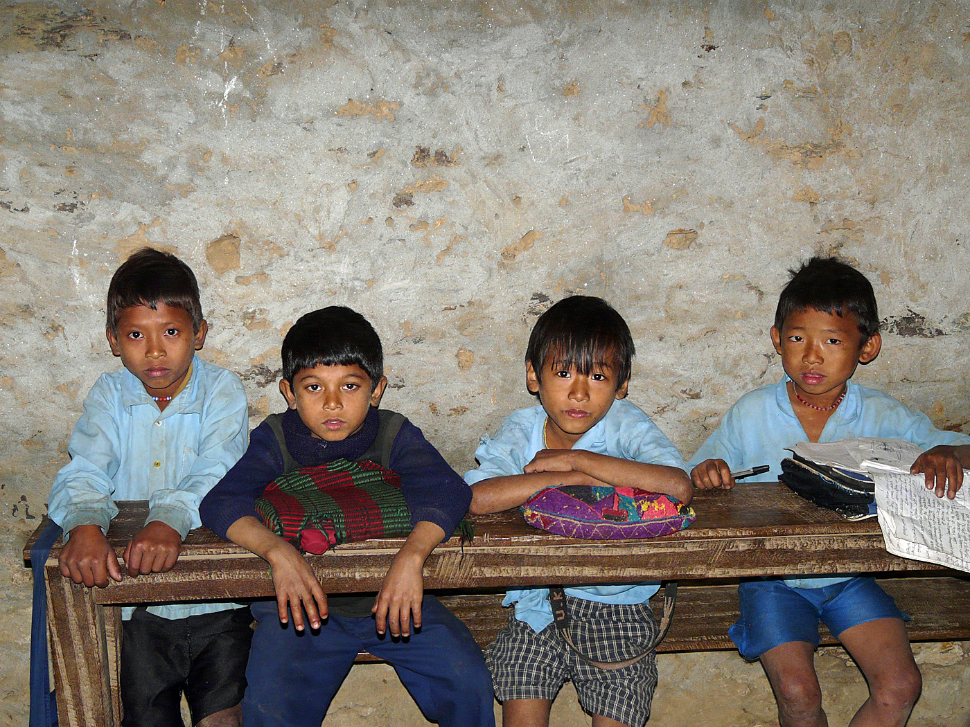Children at Kalika School, Seti Khola