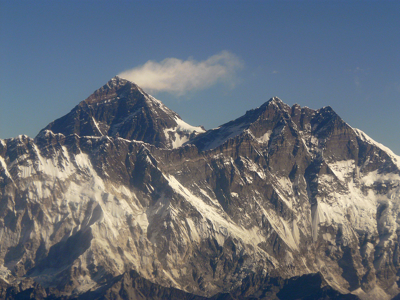 Mount Everest and Lhotse