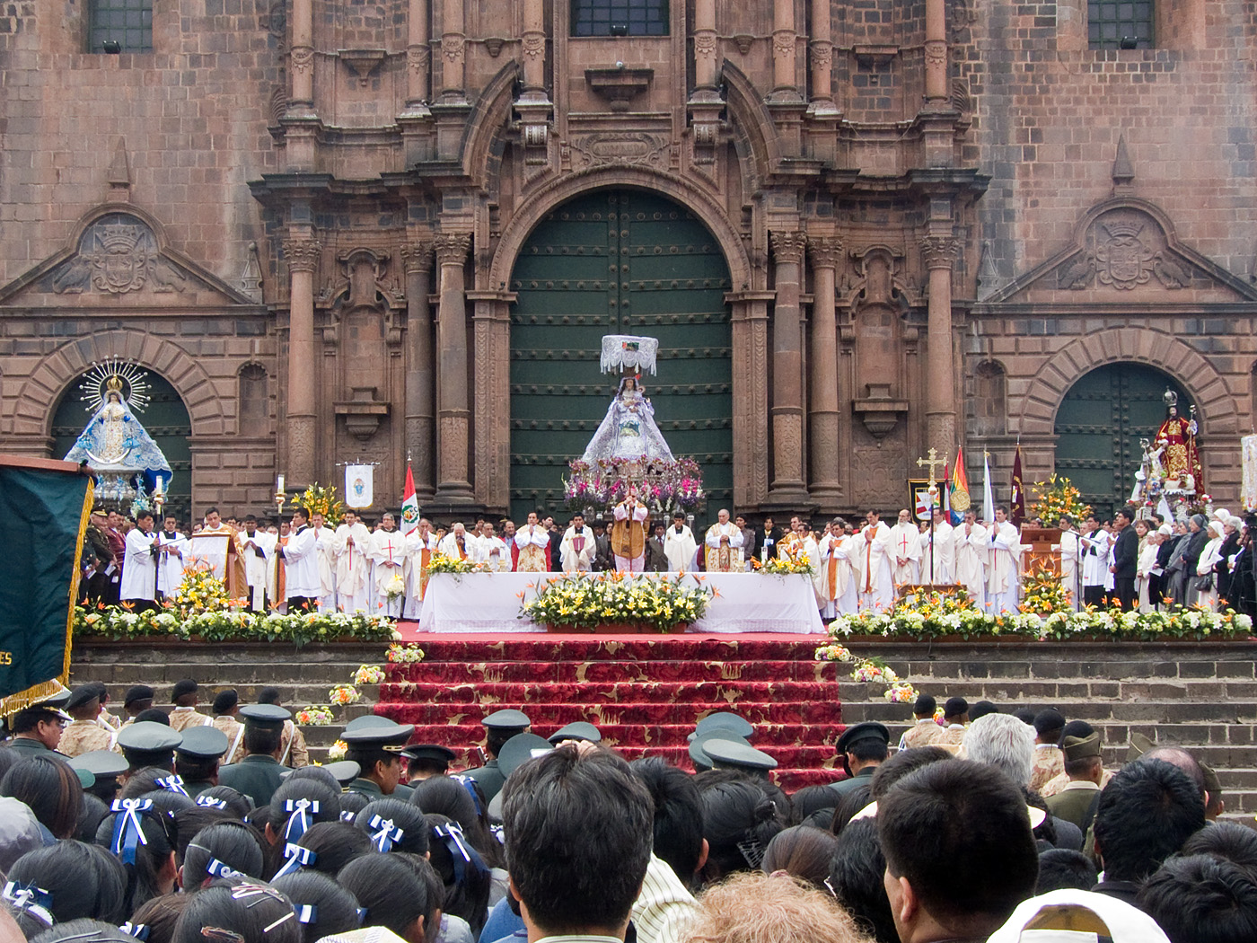 Corpus Christi service, Cusco