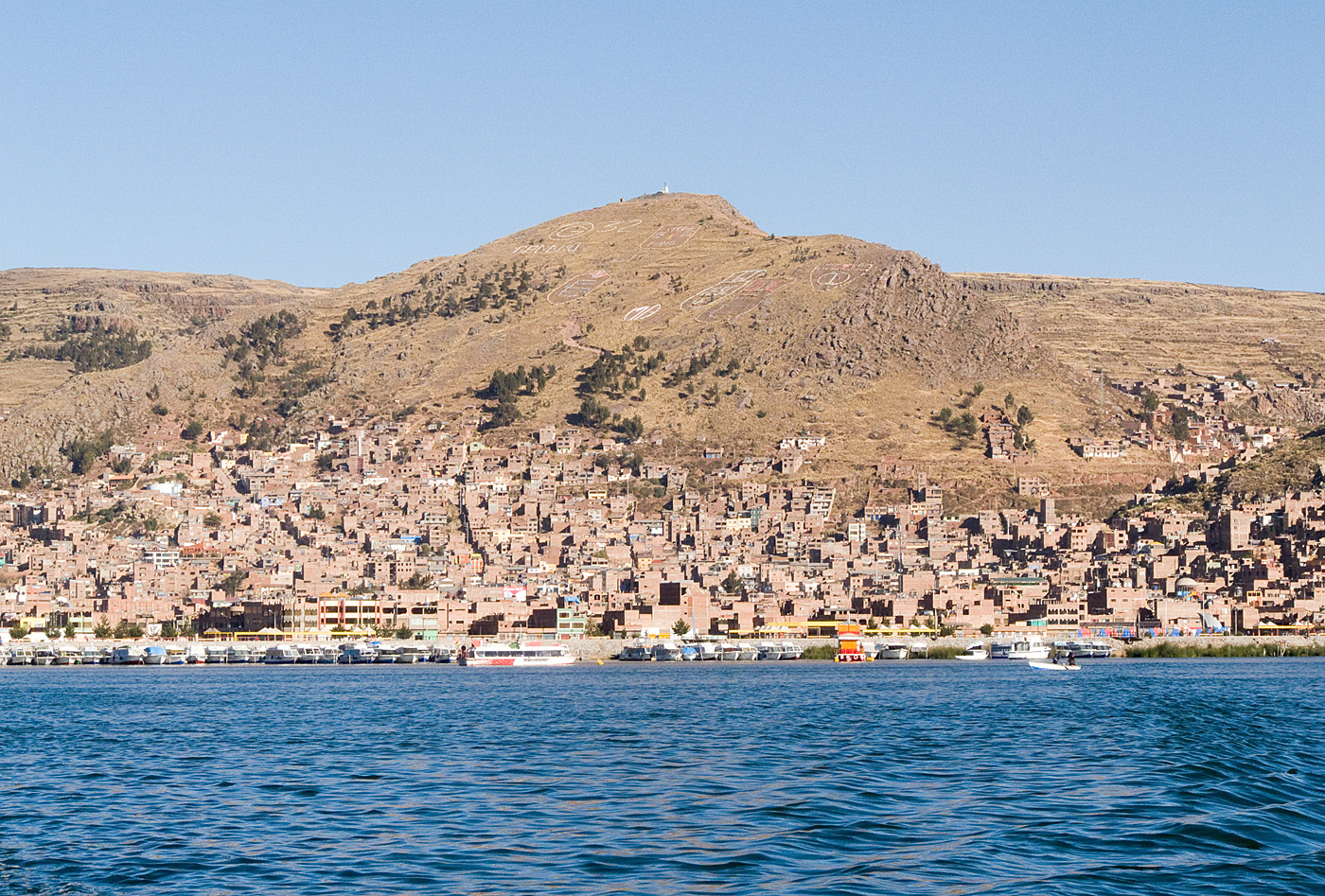 Puno from Lake Titicaca